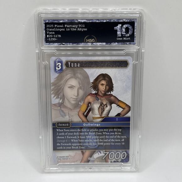 Yuna - 26-117R NM - Final Fantasy TCG Graded 10 Gem Mint Card - Picture 1 of 2